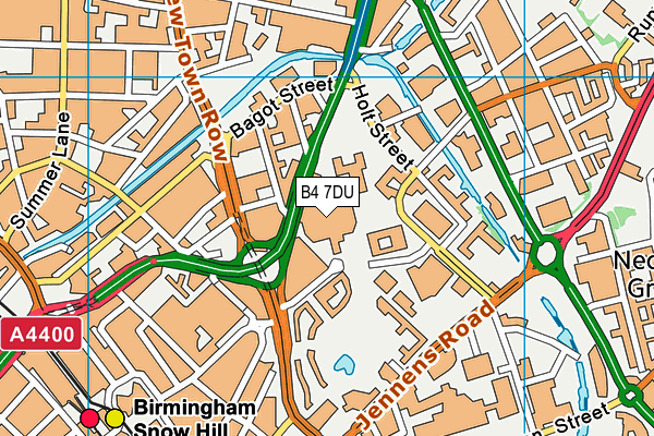 B4 7DU map - OS VectorMap District (Ordnance Survey) B4 7DU map - OS VectorMap District (Ordnance Survey)