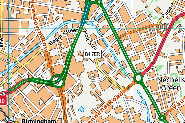 B4 7ER map - OS VectorMap District (Ordnance Survey) B4 7ER map - OS VectorMap District (Ordnance Survey)