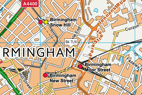 B4 7LN map - OS VectorMap District (Ordnance Survey) B4 7LN map - OS VectorMap District (Ordnance Survey)