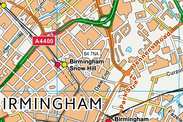 B4 7NA map - OS VectorMap District (Ordnance Survey) B4 7NA map - OS VectorMap District (Ordnance Survey)