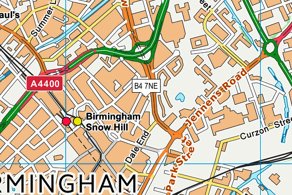 B4 7NE map - OS VectorMap District (Ordnance Survey) B4 7NE map - OS VectorMap District (Ordnance Survey)
