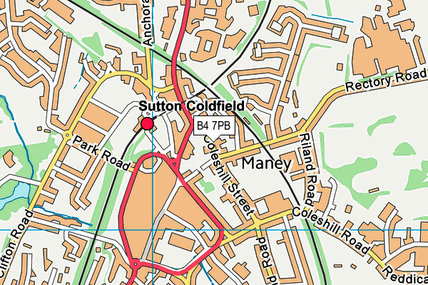B4 7PB map - OS VectorMap District (Ordnance Survey) B4 7PB map - OS VectorMap District (Ordnance Survey)