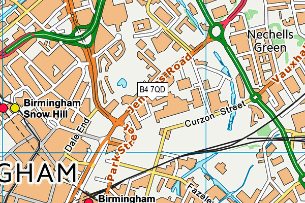 B4 7QD map - OS VectorMap District (Ordnance Survey) B4 7QD map - OS VectorMap District (Ordnance Survey)