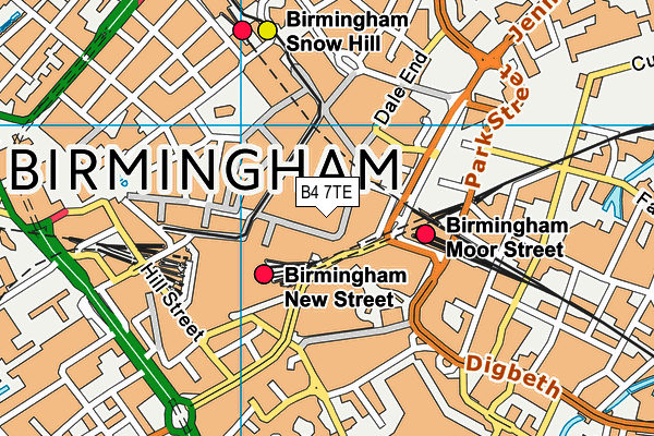B4 7TE map - OS VectorMap District (Ordnance Survey) B4 7TE map - OS VectorMap District (Ordnance Survey)
