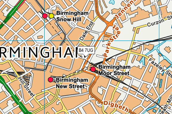 B4 7UG map - OS VectorMap District (Ordnance Survey) B4 7UG map - OS VectorMap District (Ordnance Survey)