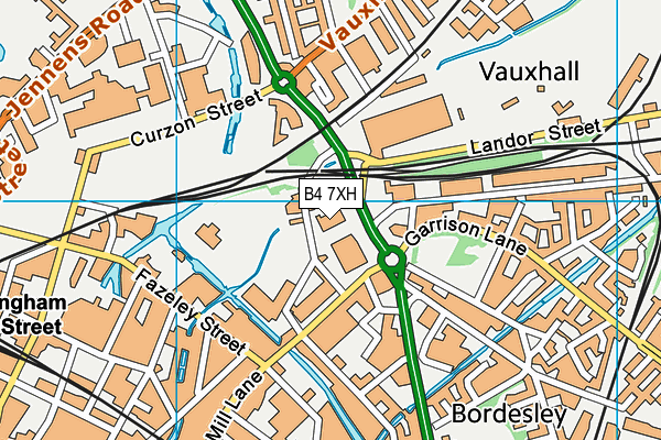 B4 7XH map - OS VectorMap District (Ordnance Survey) B4 7XH map - OS VectorMap District (Ordnance Survey)