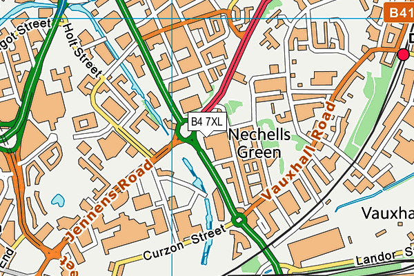 B4 7XL map - OS VectorMap District (Ordnance Survey) B4 7XL map - OS VectorMap District (Ordnance Survey)