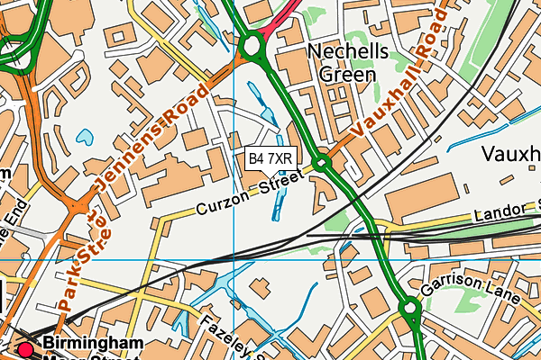 B4 7XR map - OS VectorMap District (Ordnance Survey) B4 7XR map - OS VectorMap District (Ordnance Survey)