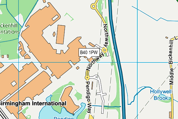 B40 1PW map - OS VectorMap District (Ordnance Survey) B40 1PW map - OS VectorMap District (Ordnance Survey)