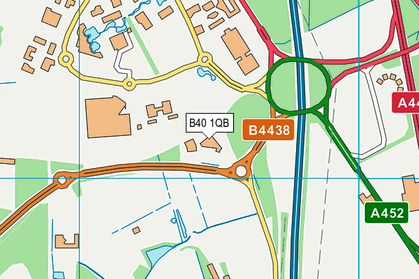 B40 1QB map - OS VectorMap District (Ordnance Survey) B40 1QB map - OS VectorMap District (Ordnance Survey)