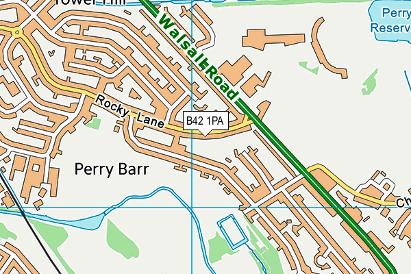 B42 1PA map - OS VectorMap District (Ordnance Survey) B42 1PA map - OS VectorMap District (Ordnance Survey)