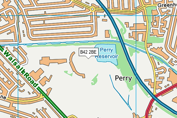 B42 2BE map - OS VectorMap District (Ordnance Survey) B42 2BE map - OS VectorMap District (Ordnance Survey)