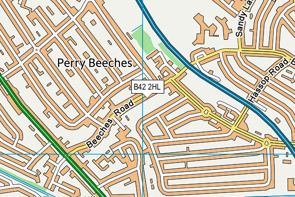 B42 2HL map - OS VectorMap District (Ordnance Survey) B42 2HL map - OS VectorMap District (Ordnance Survey)