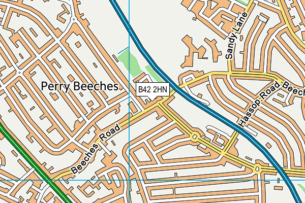 B42 2HN map - OS VectorMap District (Ordnance Survey) B42 2HN map - OS VectorMap District (Ordnance Survey)