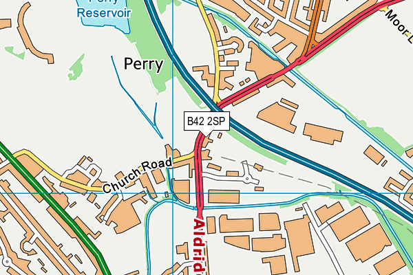 B42 2SP map - OS VectorMap District (Ordnance Survey)