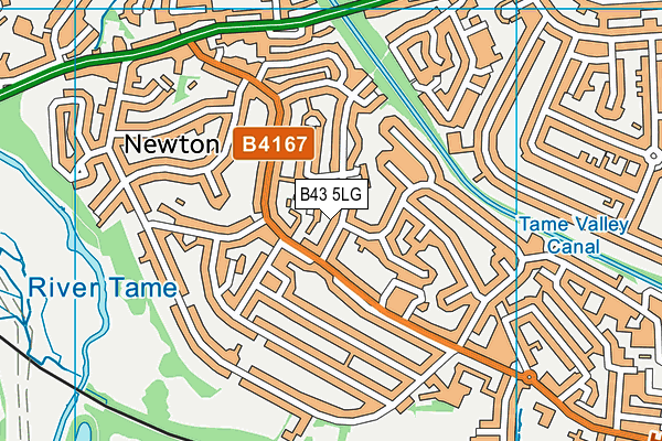 B43 5LG map - OS VectorMap District (Ordnance Survey) B43 5LG map - OS VectorMap District (Ordnance Survey)