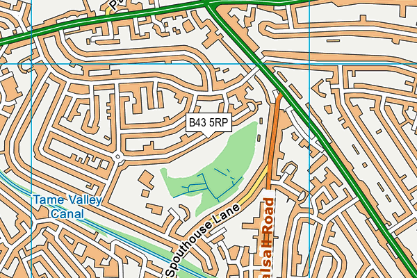 B43 5RP map - OS VectorMap District (Ordnance Survey) B43 5RP map - OS VectorMap District (Ordnance Survey)