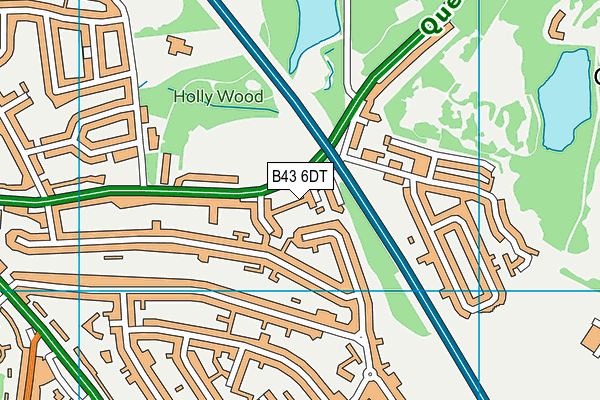 B43 6DT map - OS VectorMap District (Ordnance Survey) B43 6DT map - OS VectorMap District (Ordnance Survey)