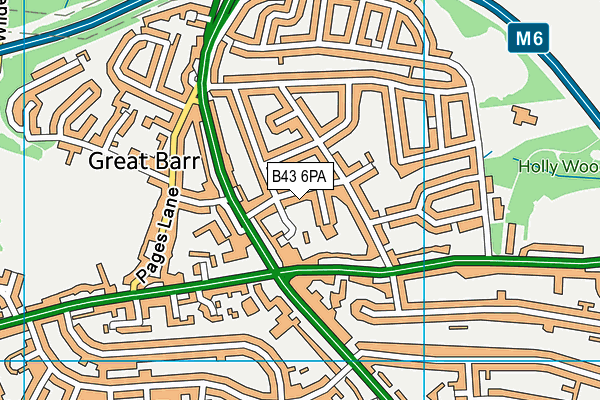 B43 6PA map - OS VectorMap District (Ordnance Survey) B43 6PA map - OS VectorMap District (Ordnance Survey)