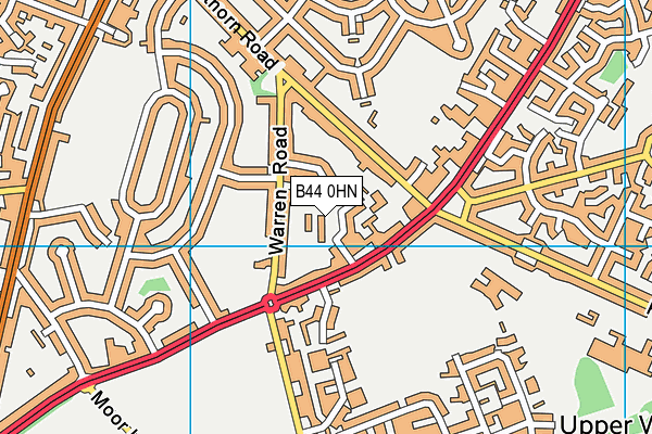 B44 0HN map - OS VectorMap District (Ordnance Survey) B44 0HN map - OS VectorMap District (Ordnance Survey)
