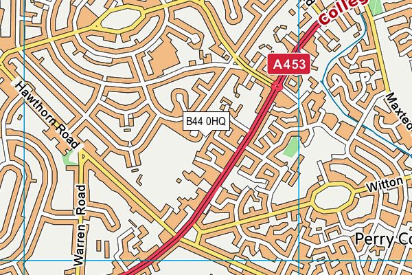 B44 0HQ map - OS VectorMap District (Ordnance Survey) B44 0HQ map - OS VectorMap District (Ordnance Survey)