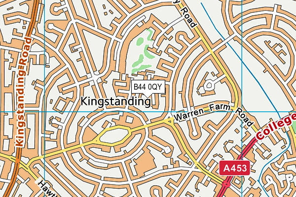 B44 0QY map - OS VectorMap District (Ordnance Survey) B44 0QY map - OS VectorMap District (Ordnance Survey)