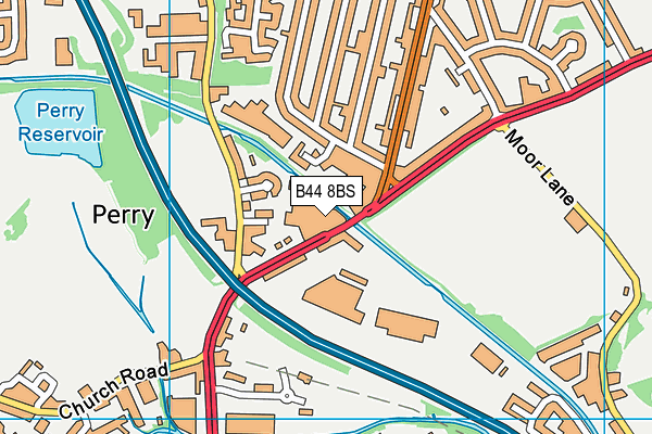 B44 8BS map - OS VectorMap District (Ordnance Survey) B44 8BS map - OS VectorMap District (Ordnance Survey)