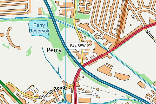 B44 8BW map - OS VectorMap District (Ordnance Survey) B44 8BW map - OS VectorMap District (Ordnance Survey)
