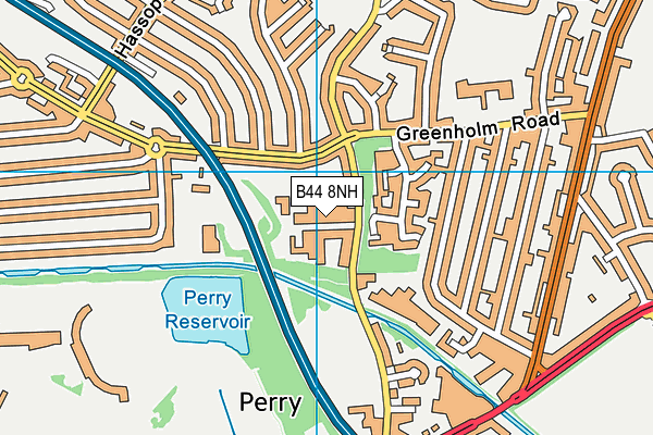 B44 8NH map - OS VectorMap District (Ordnance Survey) B44 8NH map - OS VectorMap District (Ordnance Survey)