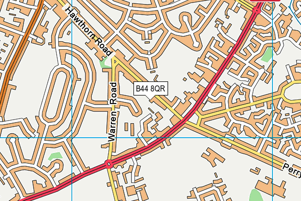 B44 8QR map - OS VectorMap District (Ordnance Survey) B44 8QR map - OS VectorMap District (Ordnance Survey)