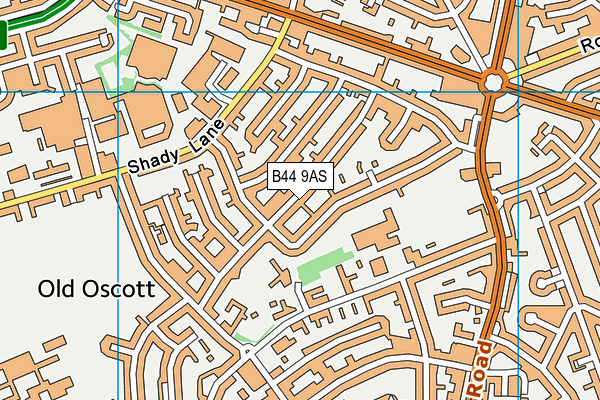 B44 9AS map - OS VectorMap District (Ordnance Survey) B44 9AS map - OS VectorMap District (Ordnance Survey)