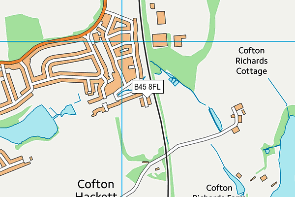 B45 8FL map - OS VectorMap District (Ordnance Survey) B45 8FL map - OS VectorMap District (Ordnance Survey)