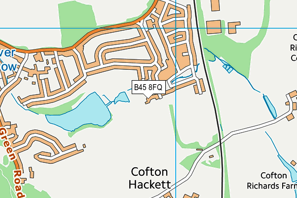 B45 8FQ map - OS VectorMap District (Ordnance Survey) B45 8FQ map - OS VectorMap District (Ordnance Survey)