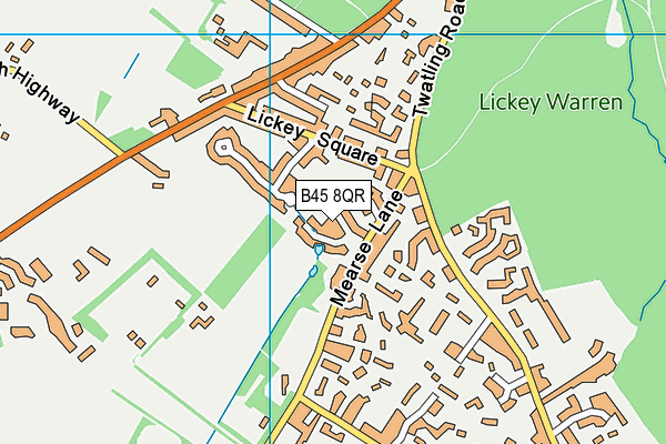 B45 8QR map - OS VectorMap District (Ordnance Survey) B45 8QR map - OS VectorMap District (Ordnance Survey)