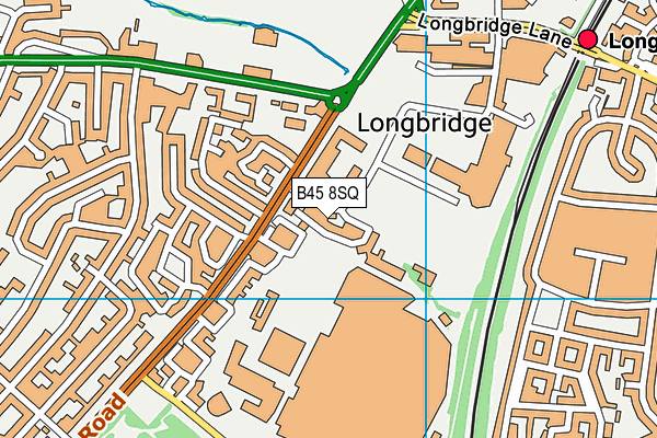 B45 8SQ map - OS VectorMap District (Ordnance Survey) B45 8SQ map - OS VectorMap District (Ordnance Survey)