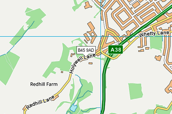 B45 9AD map - OS VectorMap District (Ordnance Survey) B45 9AD map - OS VectorMap District (Ordnance Survey)
