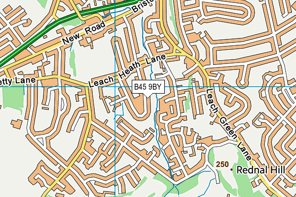 B45 9BY map - OS VectorMap District (Ordnance Survey) B45 9BY map - OS VectorMap District (Ordnance Survey)