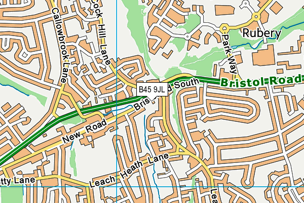 B45 9JL map - OS VectorMap District (Ordnance Survey) B45 9JL map - OS VectorMap District (Ordnance Survey)