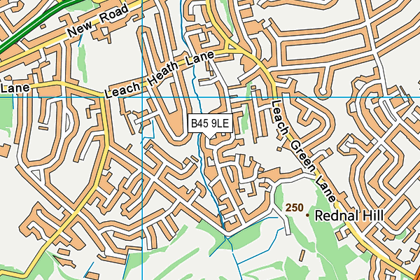 B45 9LE map - OS VectorMap District (Ordnance Survey) B45 9LE map - OS VectorMap District (Ordnance Survey)