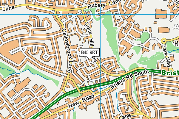 B45 9RT map - OS VectorMap District (Ordnance Survey) B45 9RT map - OS VectorMap District (Ordnance Survey)
