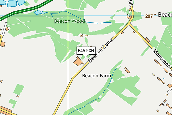 B45 9XN map - OS VectorMap District (Ordnance Survey) B45 9XN map - OS VectorMap District (Ordnance Survey)