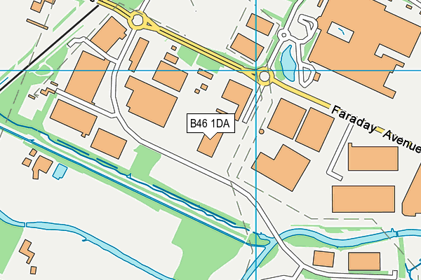 B46 1DA map - OS VectorMap District (Ordnance Survey) B46 1DA map - OS VectorMap District (Ordnance Survey)