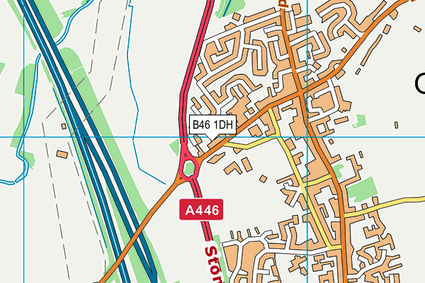B46 1DH map - OS VectorMap District (Ordnance Survey) B46 1DH map - OS VectorMap District (Ordnance Survey)