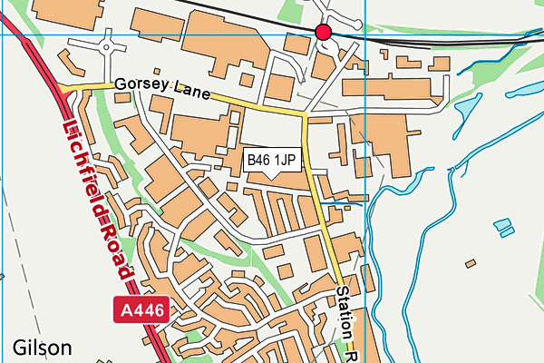 B46 1JP map - OS VectorMap District (Ordnance Survey) B46 1JP map - OS VectorMap District (Ordnance Survey)
