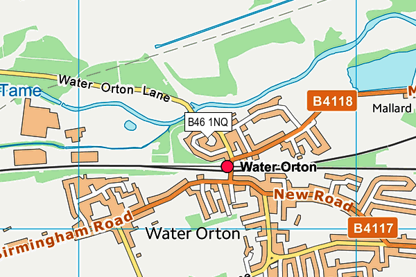 B46 1NQ map - OS VectorMap District (Ordnance Survey) B46 1NQ map - OS VectorMap District (Ordnance Survey)