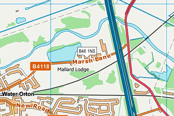 B46 1NS map - OS VectorMap District (Ordnance Survey) B46 1NS map - OS VectorMap District (Ordnance Survey)