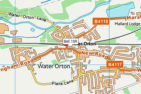 B46 1SR map - OS VectorMap District (Ordnance Survey) B46 1SR map - OS VectorMap District (Ordnance Survey)