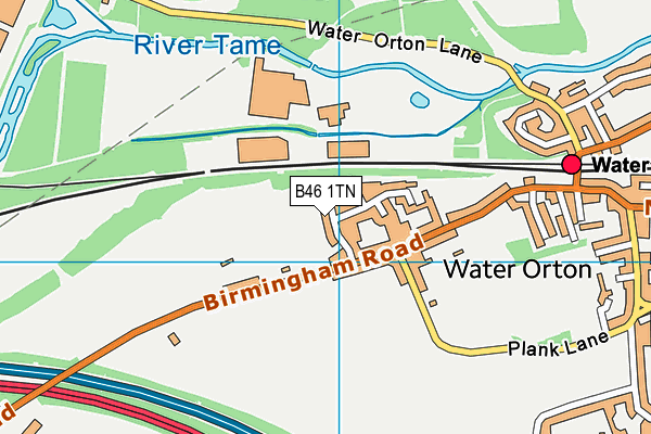 B46 1TN map - OS VectorMap District (Ordnance Survey) B46 1TN map - OS VectorMap District (Ordnance Survey)