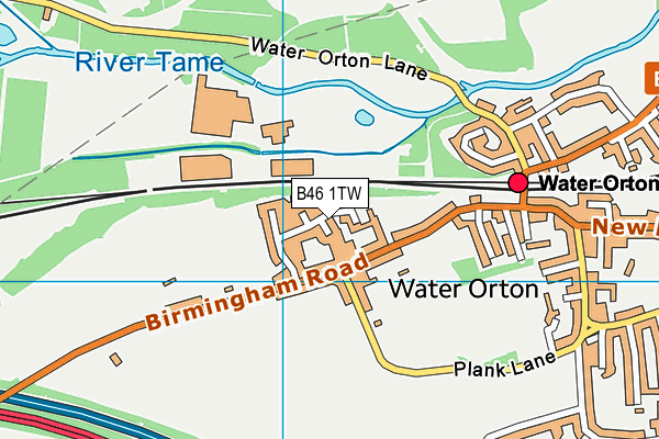 B46 1TW map - OS VectorMap District (Ordnance Survey) B46 1TW map - OS VectorMap District (Ordnance Survey)