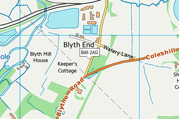 B46 2AG map - OS VectorMap District (Ordnance Survey) B46 2AG map - OS VectorMap District (Ordnance Survey)